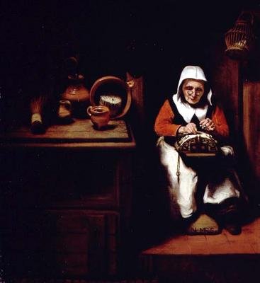 未知的图片 作者 尼古拉斯·梅斯（Nicolaes Maes）