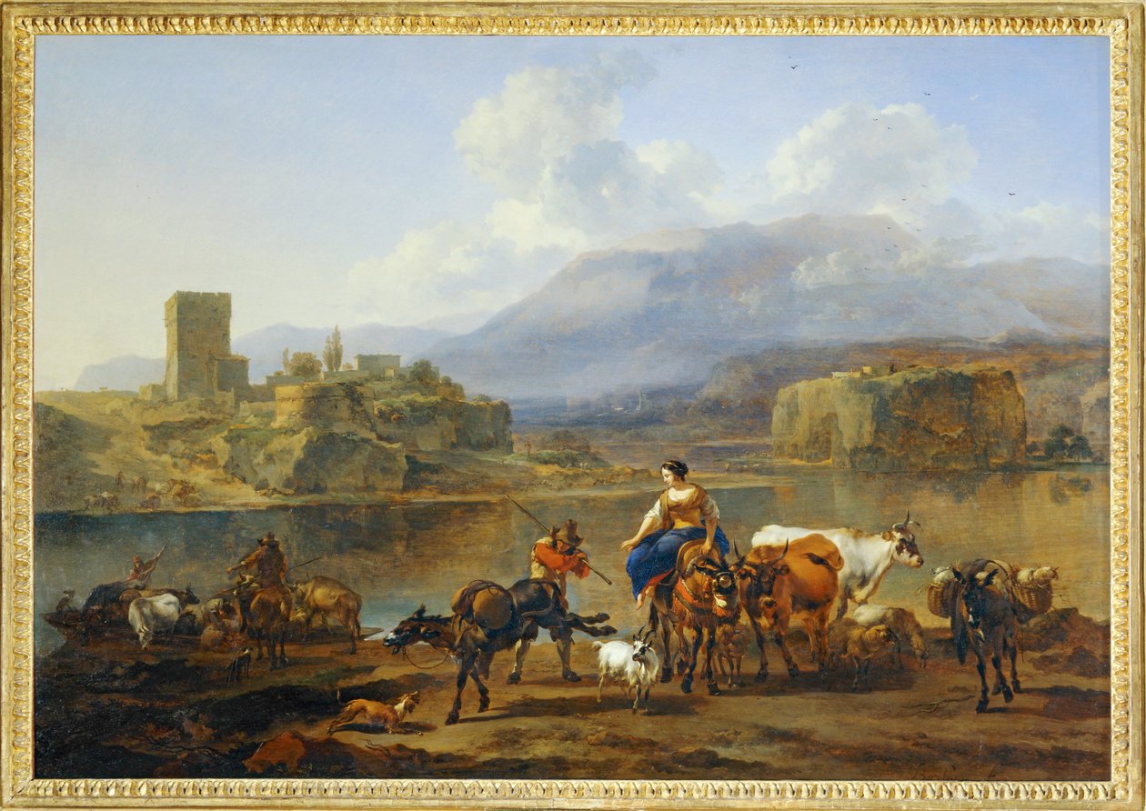 通过学士学位 ... 作者 尼古拉斯·彼得斯（Nicolaes Pietersz）。 Berchem