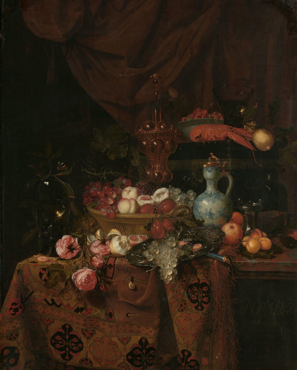 静物 作者 尼古拉斯·范·盖尔德（Nicolaes Van Gelder）
