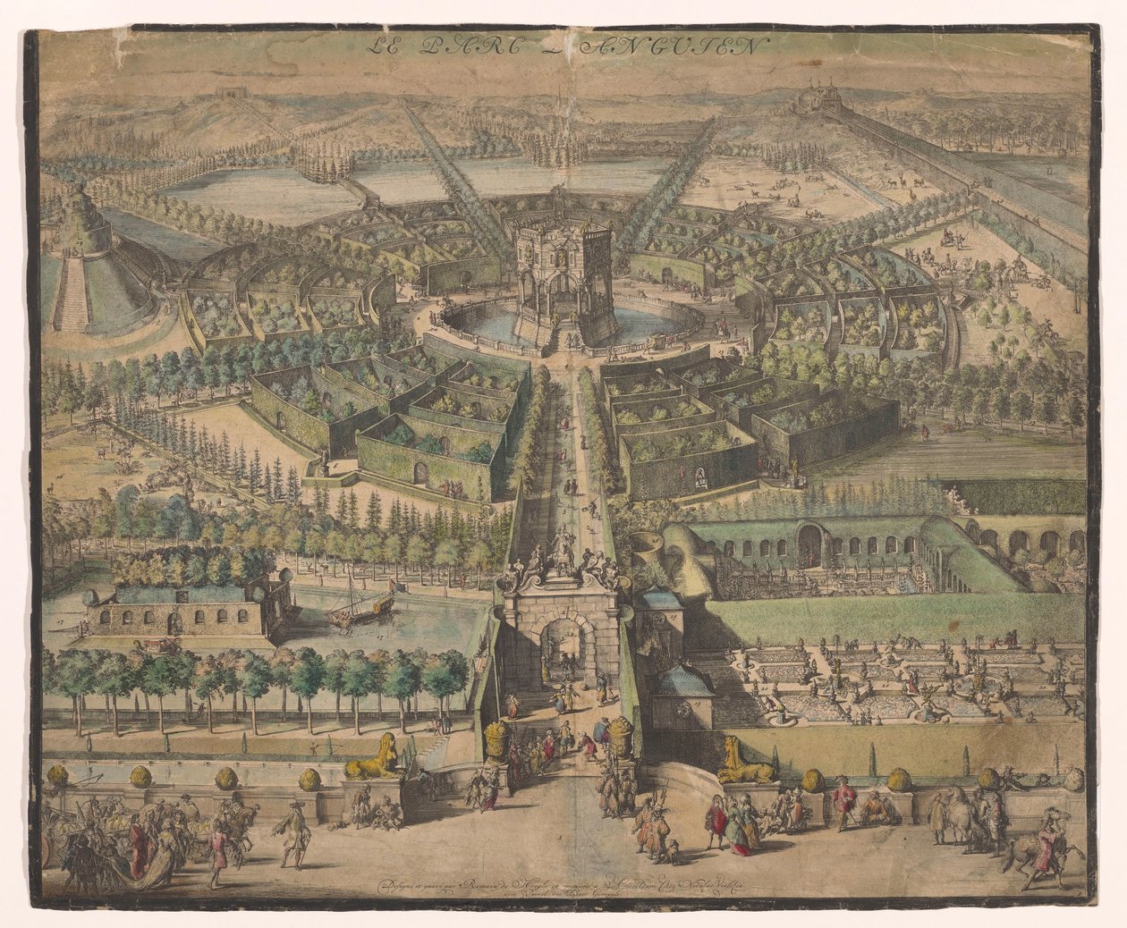 Enghien 公园景观 Le Parc l
