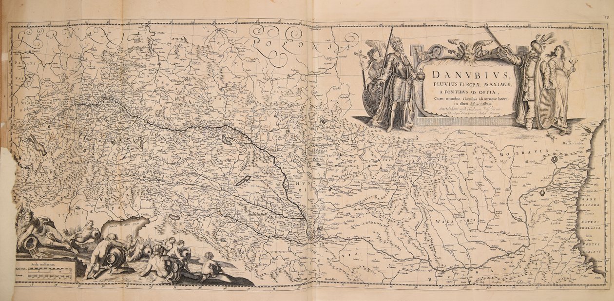 Danubius fluuius Europae maximus a fontibus ad ostia cum omnibus flumnibus ab utroque latere in illum defluentibus 作者 尼古拉斯·维舍