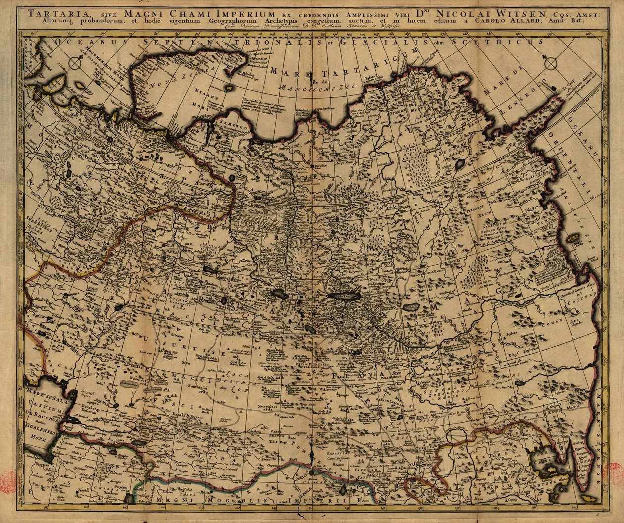 Tartaryi或大汗国 作者 尼古拉斯·威森（Nicolaes Witsen）