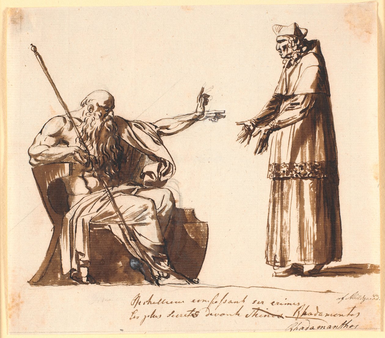 Richelieu foran Rhadamanthos 作者 尼古拉·亚伯拉罕·阿比尔德加德