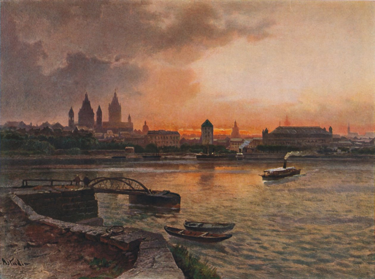 美因茨（Mainz），1923年。 作者 尼古拉·阿斯图丁