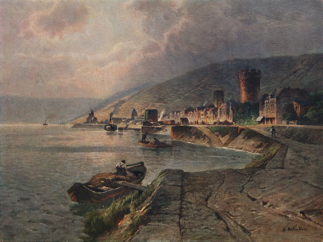 鲁德斯海姆（Rudesheim），1923年。 作者 尼古拉·阿斯图丁