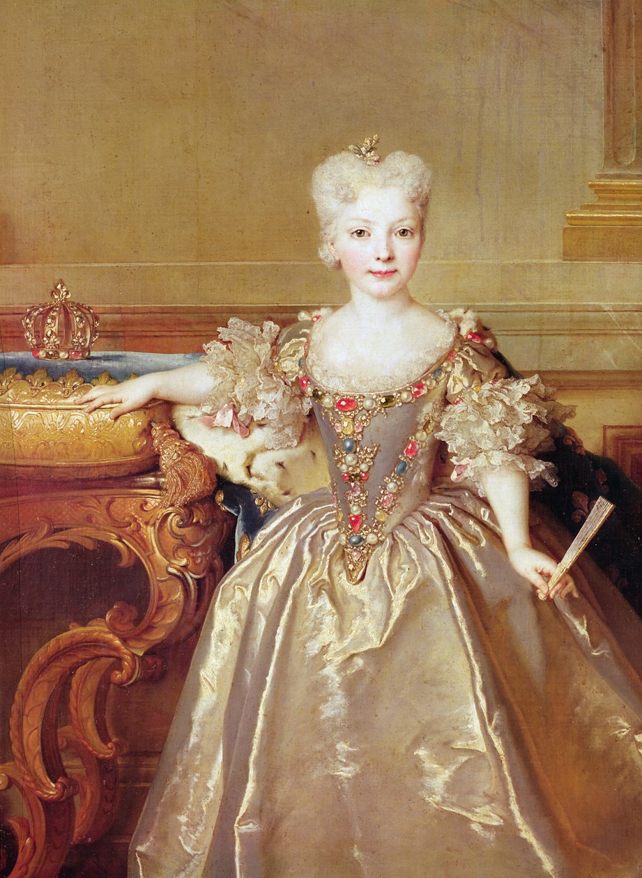 Infanta Maria Ana VictoriadeBorbón，1724（详情为38777） 作者 尼古拉斯·德·拉吉利埃