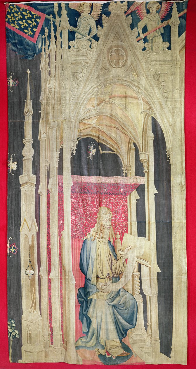 天使的启示录，系列的第一部，1373-87（挂毯） 作者 尼古拉斯·巴塔耶（Nicolas Bataille）