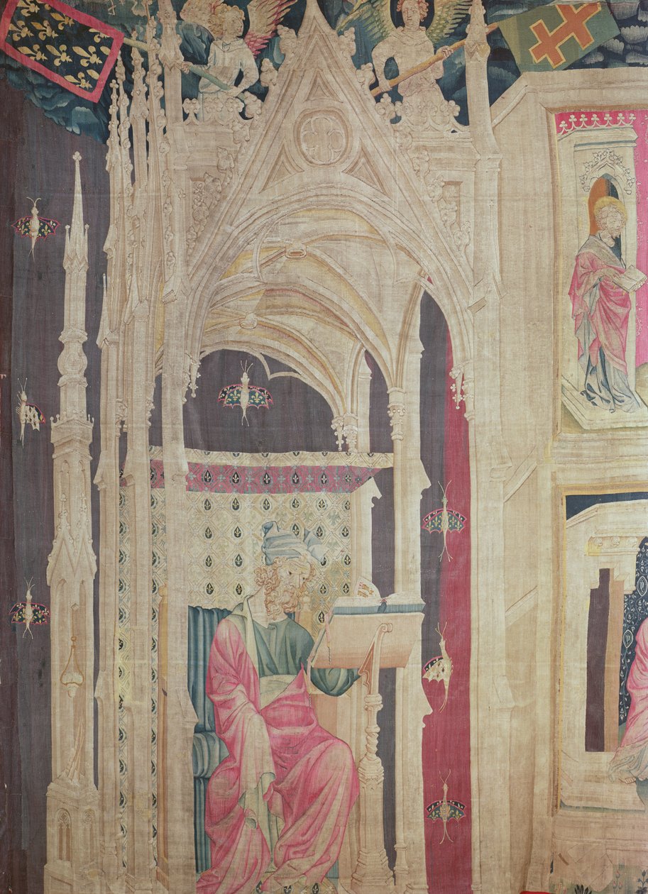 读者，来自昂热的启示录，1373-87（挂毯） 作者 尼古拉斯·巴塔耶（Nicolas Bataille）