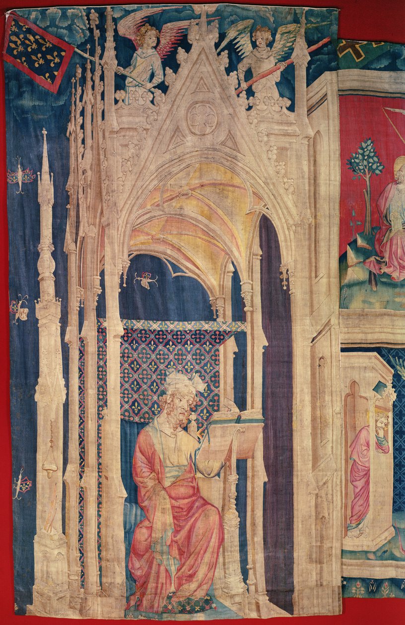 读者，来自昂热的启示录，1373-87（挂毯） 作者 尼古拉斯·巴塔耶（Nicolas Bataille）