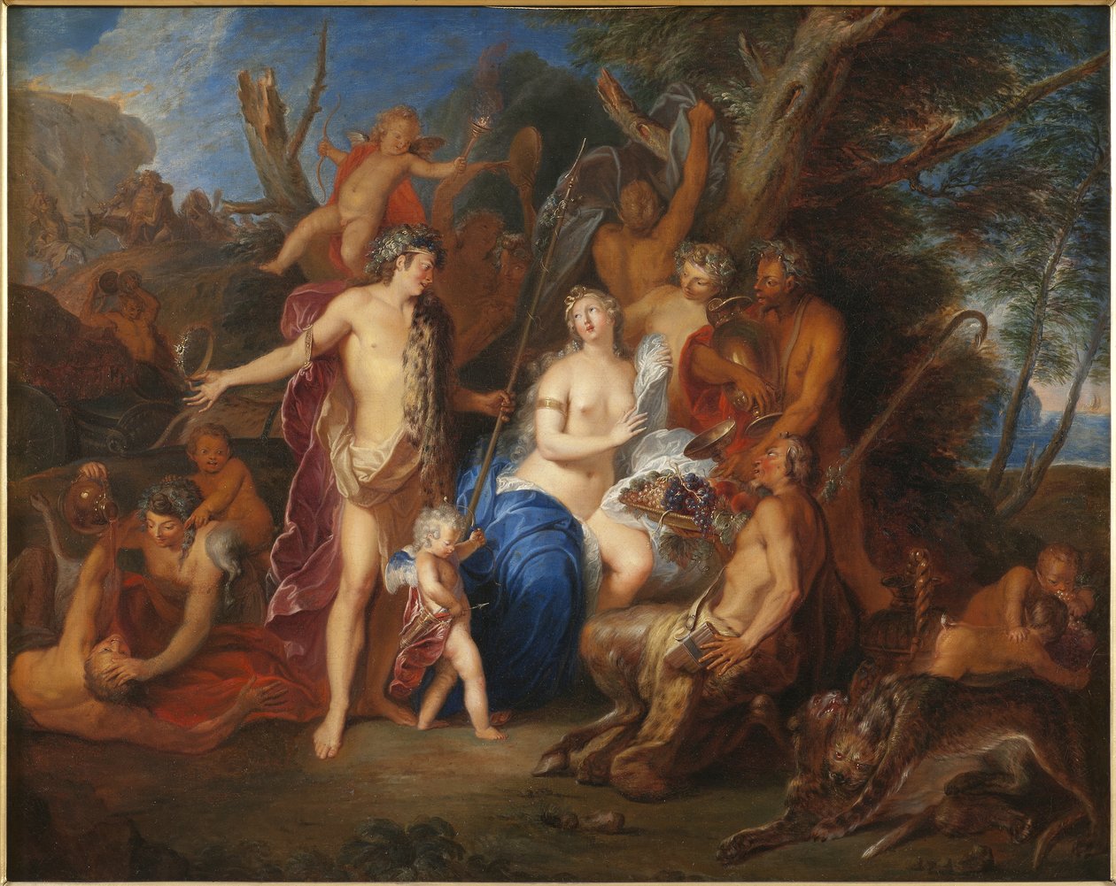 Bacchus和Ariadne，1710-20 作者 尼古拉斯·贝丁