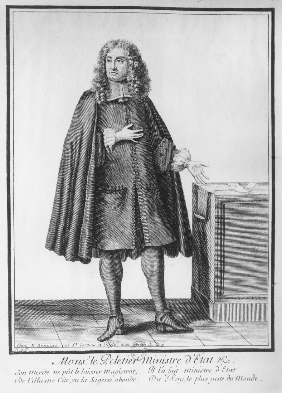 Claude Le Peletier 作者 尼古拉斯·波纳特（Nicolas Bonnart）