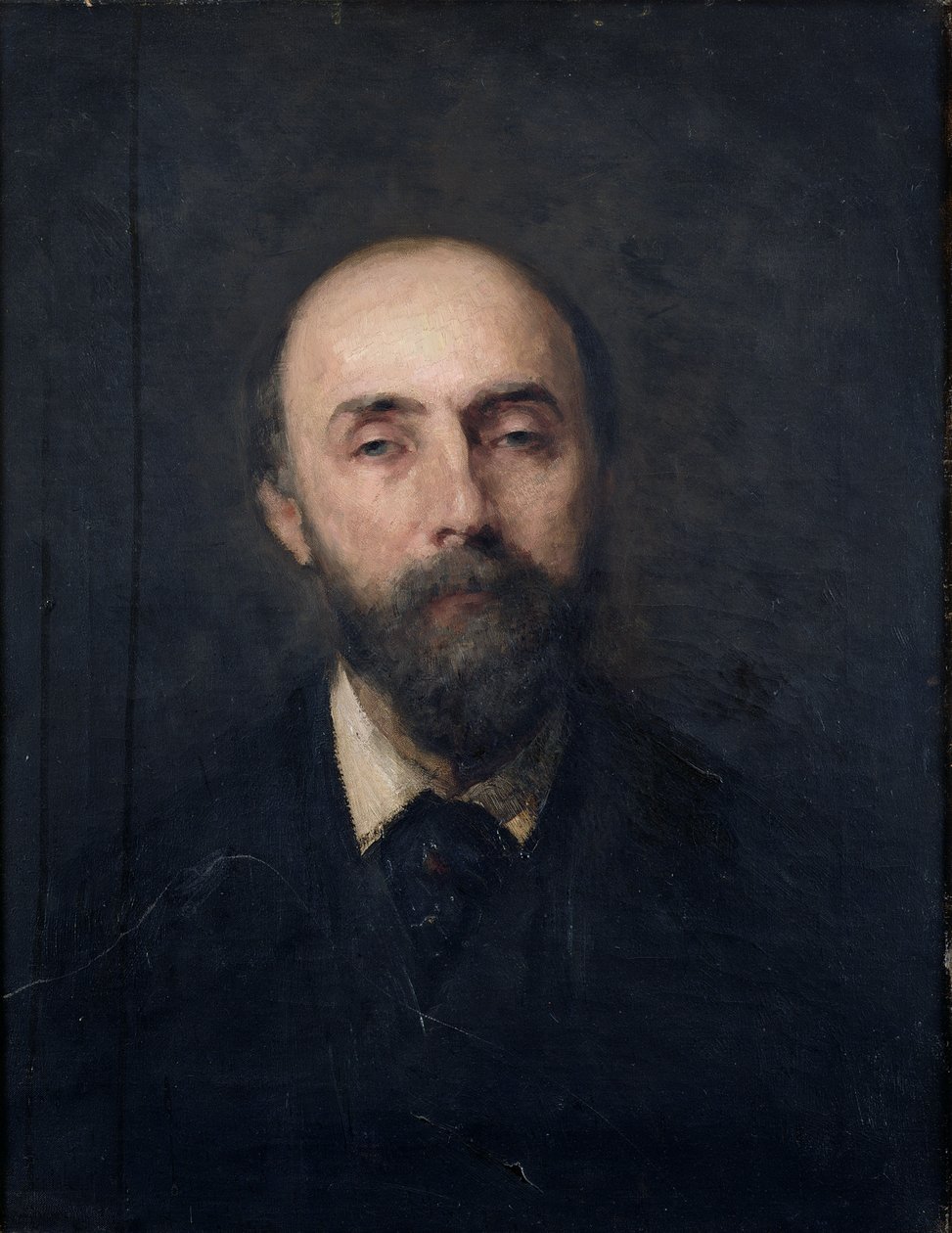 乔治·贝利奥的肖像（1828-94）c.1877 作者 尼古拉·格里戈雷斯库（Nicolae Grigorescu）