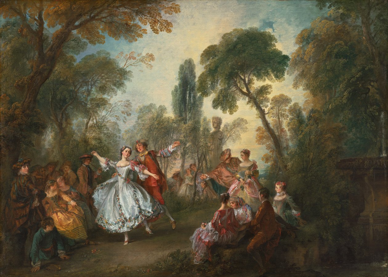 Camargo Dancing，1730 作者 尼古拉斯·兰克里特（Nicolas Lancret）