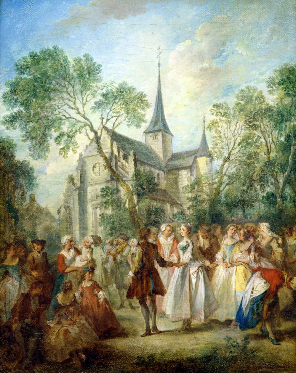 婚礼舞蹈 作者 尼古拉斯·兰克里特（Nicolas Lancret）