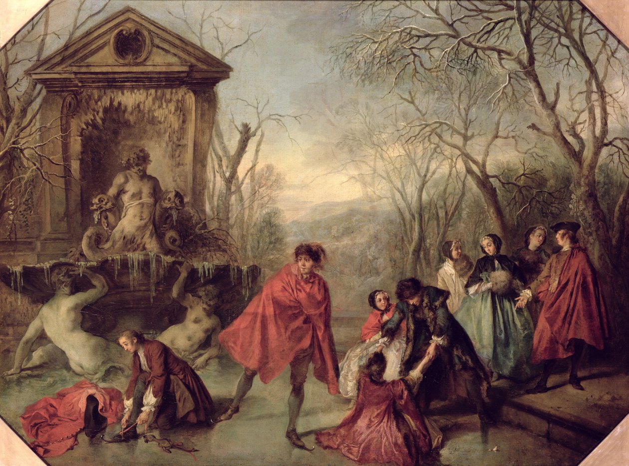 冬天，1738年 作者 尼古拉斯·兰克里特（Nicolas Lancret）