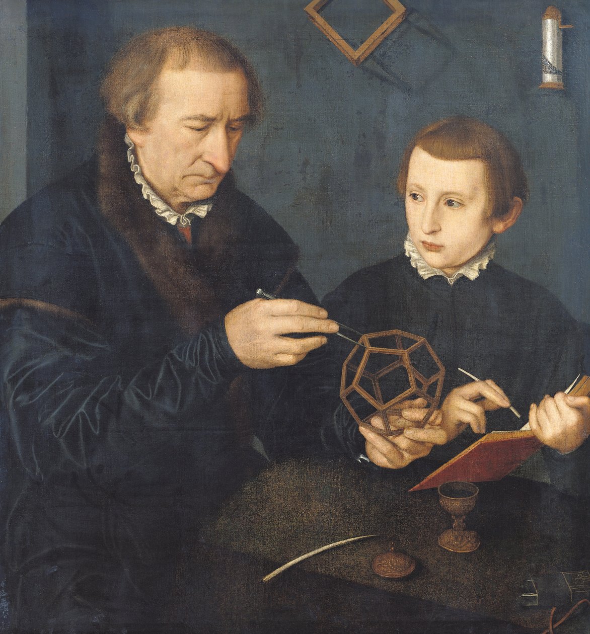 Johann I Neudorfer和他的儿子，1561年 作者 尼古拉斯（Nicolas Neufchatel）