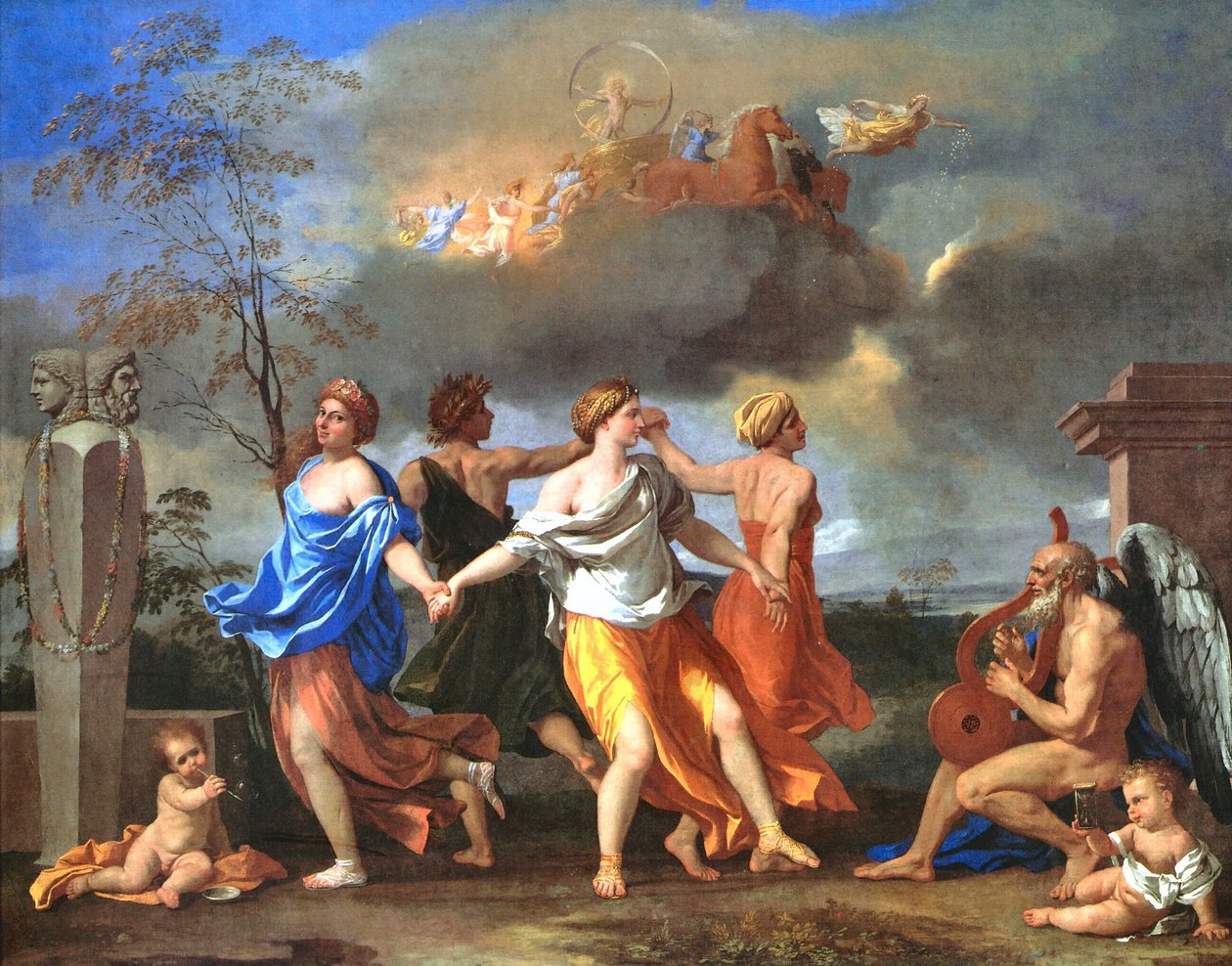 时间之音的舞蹈 作者 尼古拉斯·普桑（Nicolas Poussin）