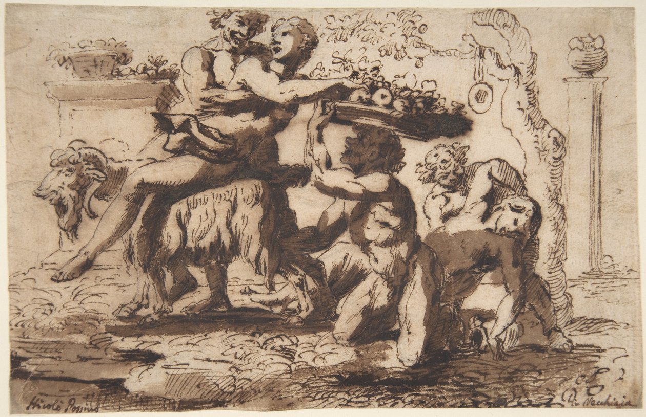 Bacchanal，c.1635-36 作者 尼古拉斯·普桑（Nicolas Poussin）