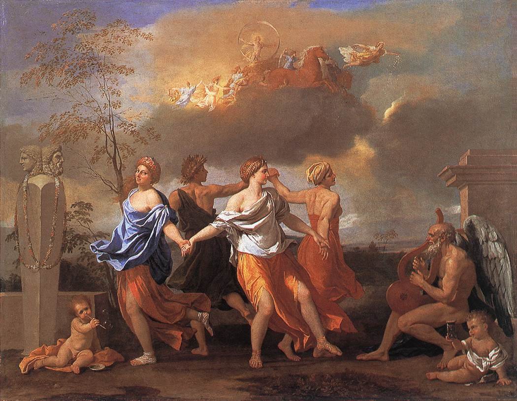 跳舞时间的音乐 作者 尼古拉斯·普桑（Nicolas Poussin）