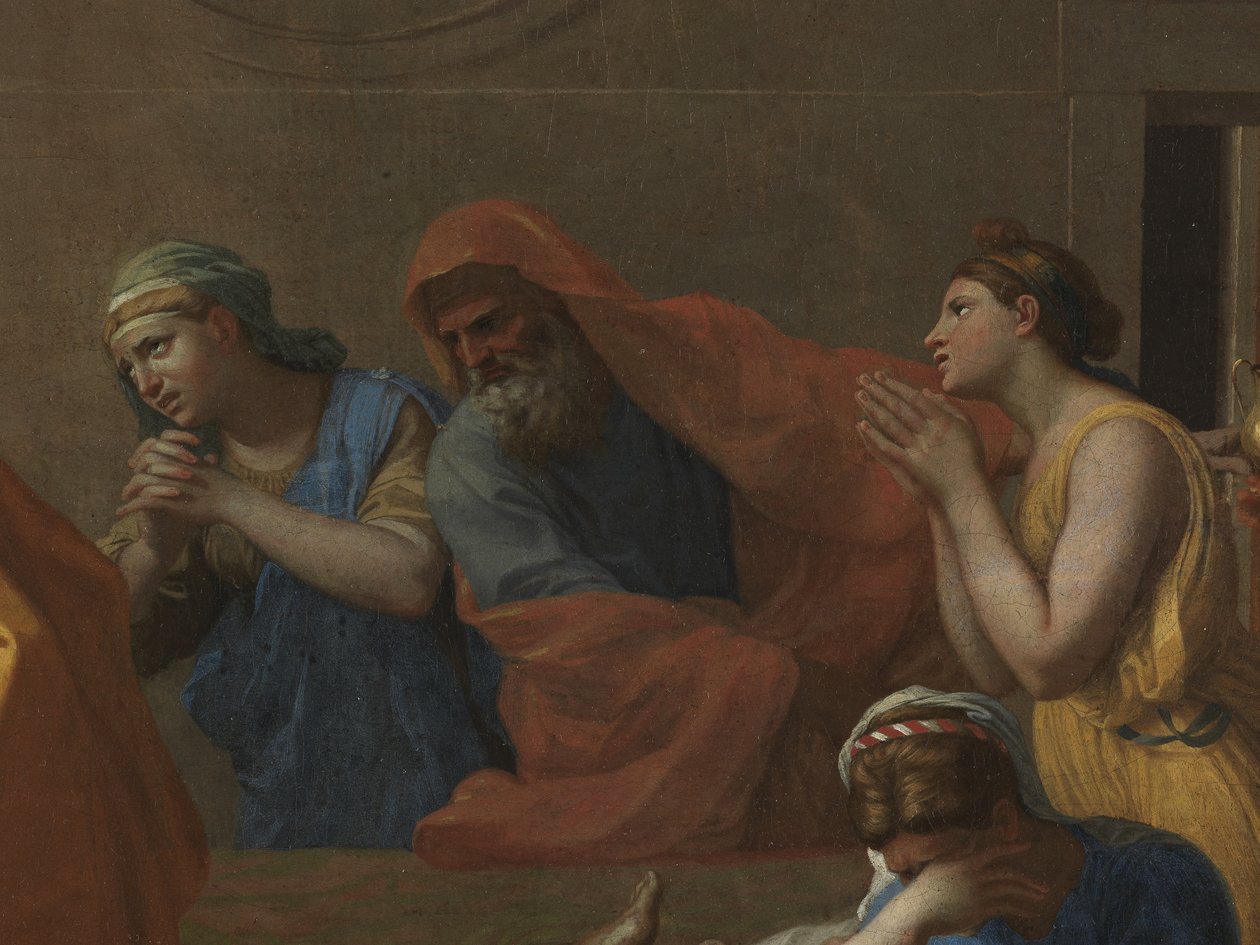 Extreme Unction，来自&39;Seven Sacraments&39;，1638-40 作者 尼古拉斯·普桑（Nicolas Poussin）