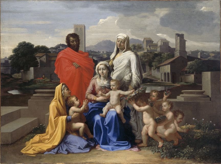 神圣家族 作者 尼古拉斯·普桑（Nicolas Poussin）
