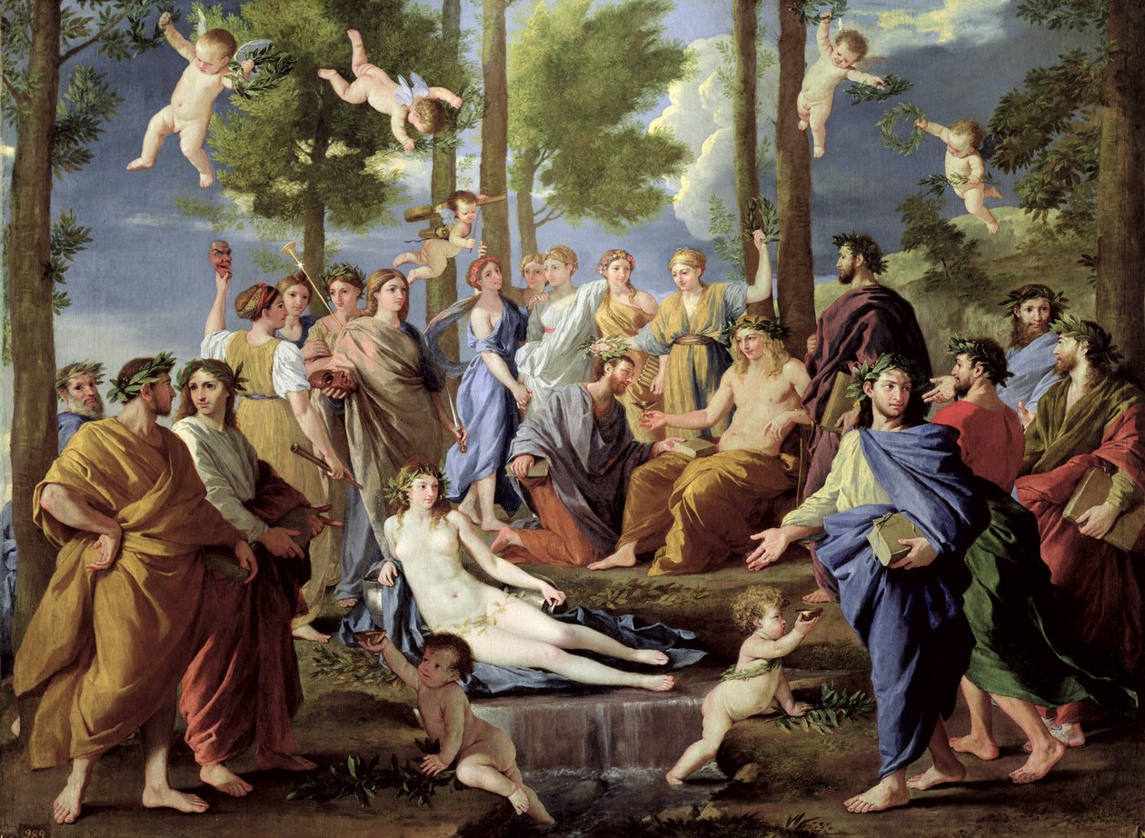 帕纳苏斯，1626年 作者 尼古拉斯·普桑（Nicolas Poussin）