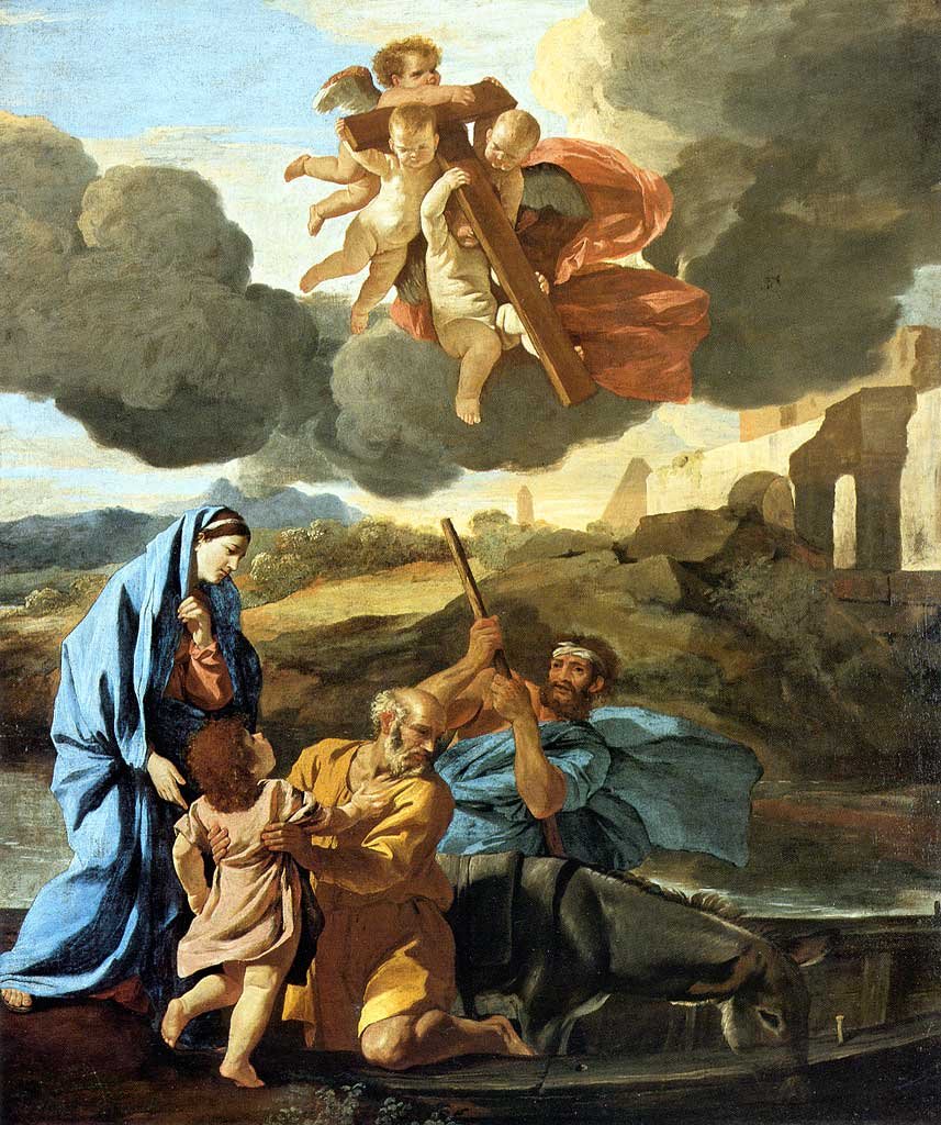 埃及的回归 作者 尼古拉斯·普桑（Nicolas Poussin）