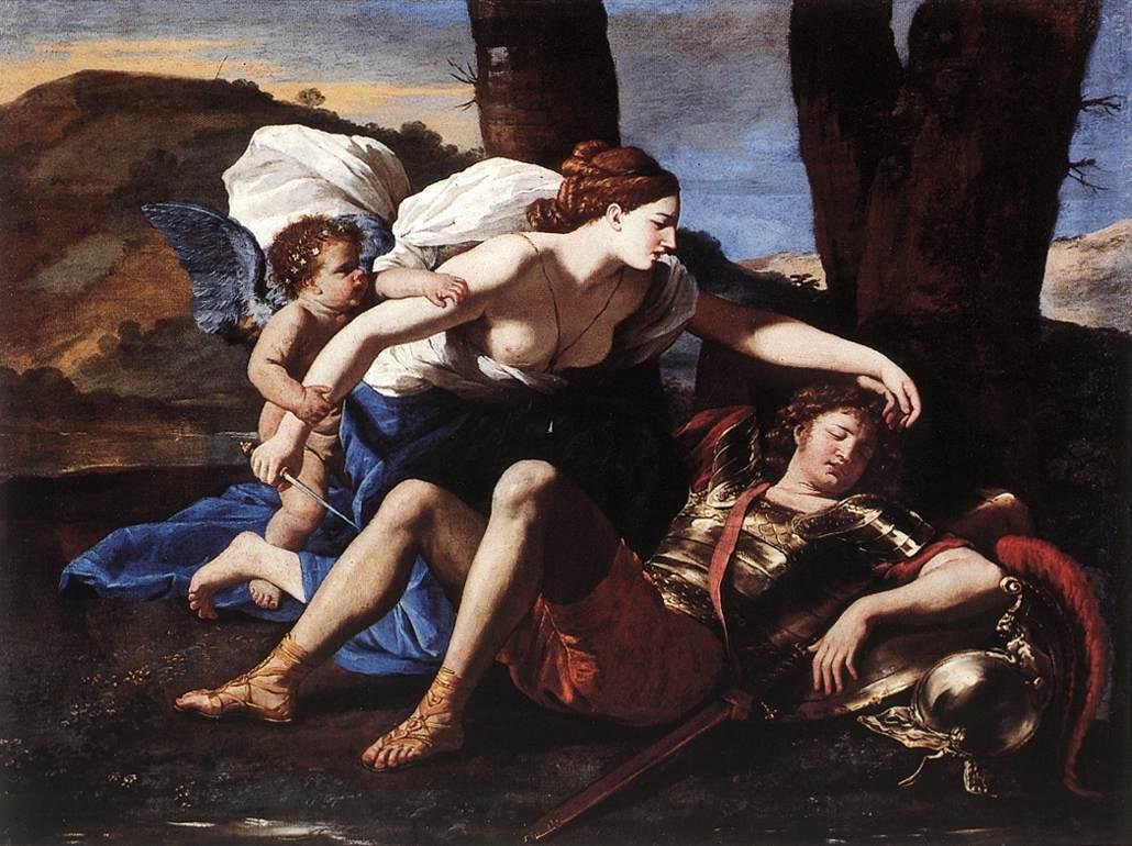 里纳尔多和阿米达 作者 尼古拉斯·普桑（Nicolas Poussin）