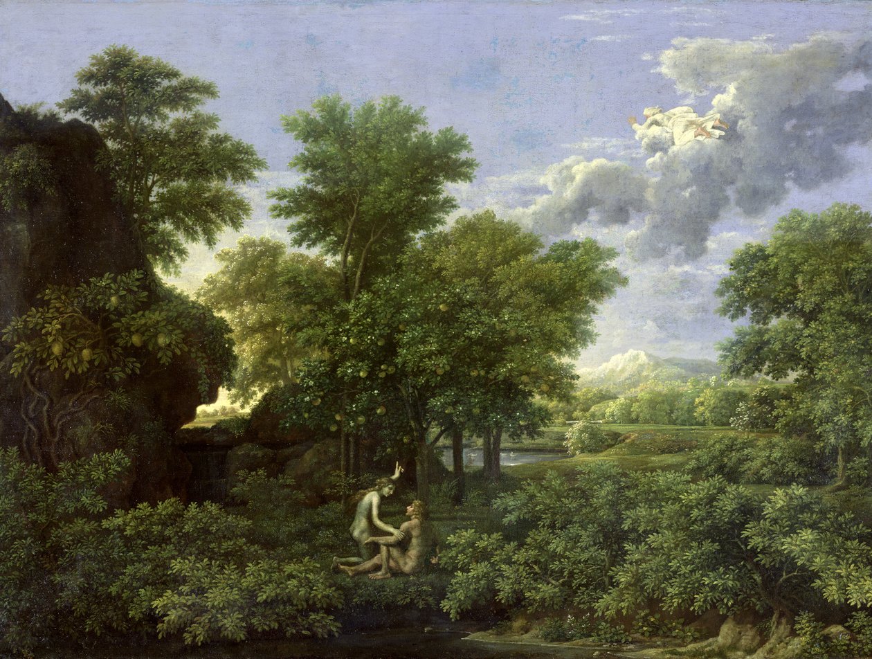 春天，或伊甸园 作者 尼古拉斯·普桑（Nicolas Poussin）