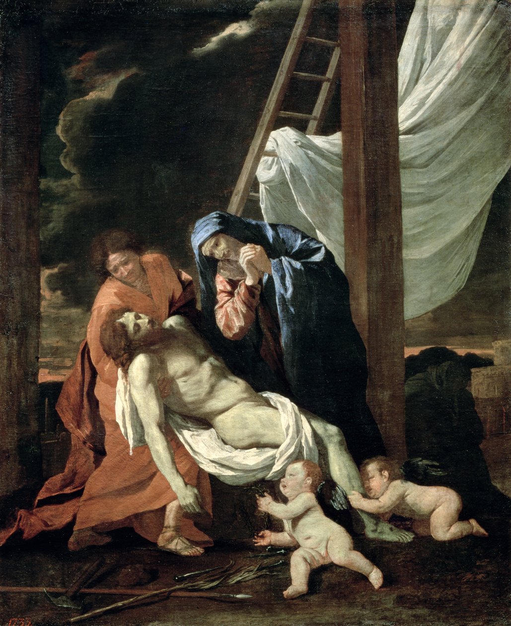 沉积，c.1630 作者 尼古拉斯·普桑（Nicolas Poussin）