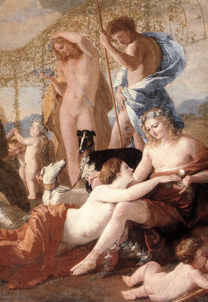 植物帝国（细节） 作者 尼古拉斯·普桑（Nicolas Poussin）