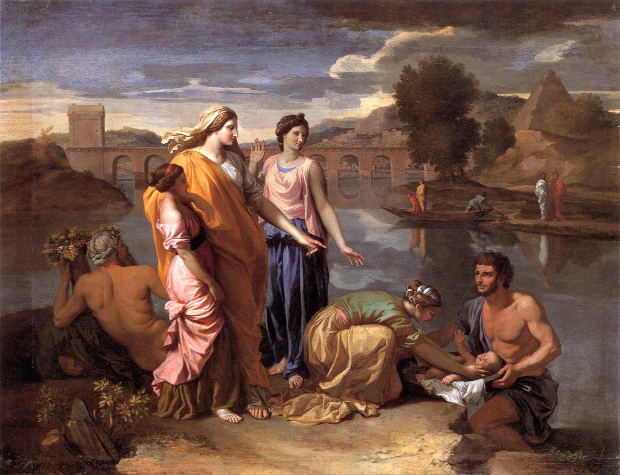 摩西的发现 作者 尼古拉斯·普桑（Nicolas Poussin）