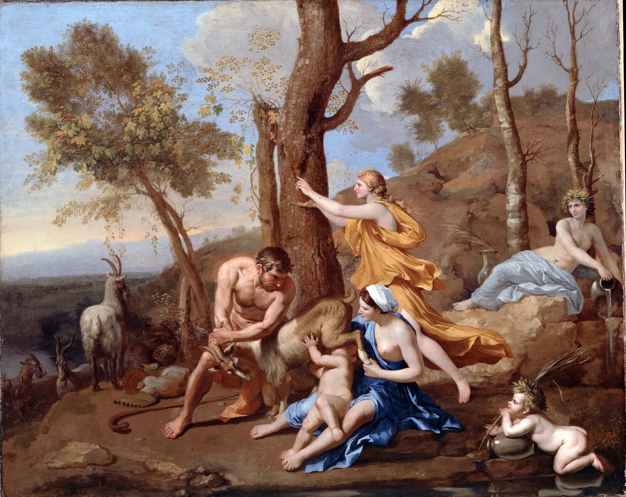 木星的培育 作者 尼古拉斯·普桑（Nicolas Poussin）