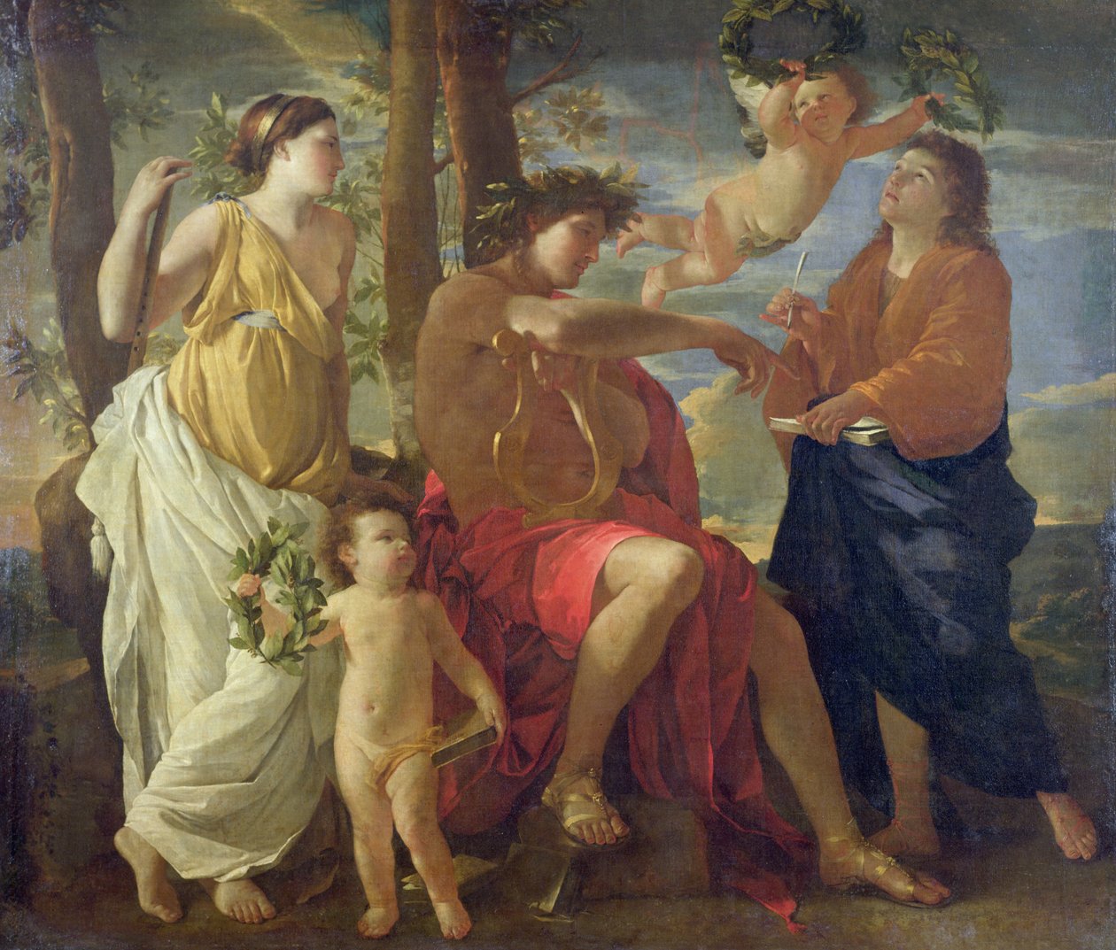 诗人的灵感 作者 尼古拉斯·普桑（Nicolas Poussin）