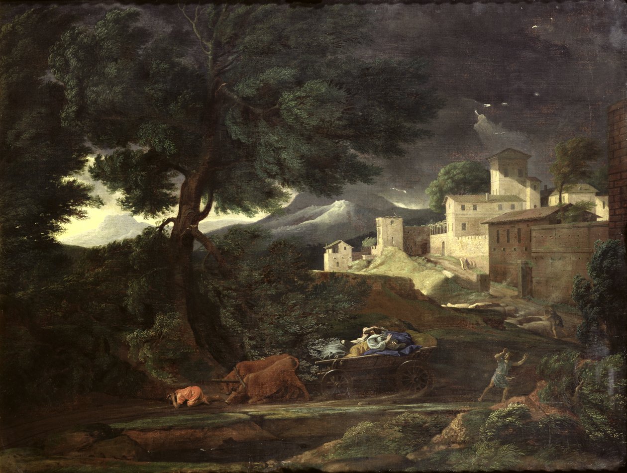 风暴 作者 尼古拉斯·普桑（Nicolas Poussin）