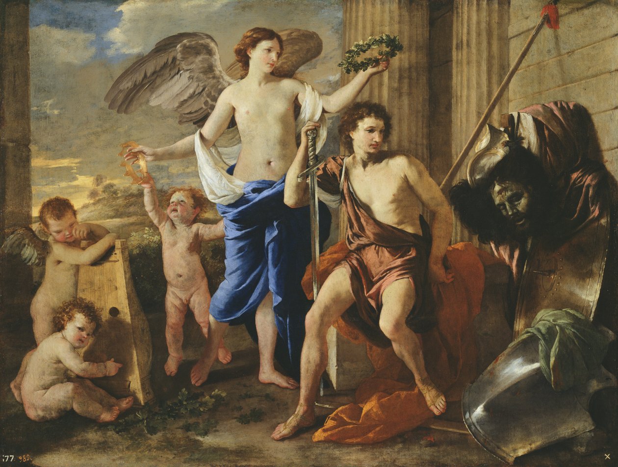 大卫的胜利，c.1630 作者 尼古拉斯·普桑（Nicolas Poussin）