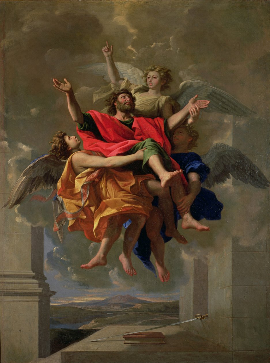 圣保禄的愿景，1649-50 作者 尼古拉斯·普桑（Nicolas Poussin）