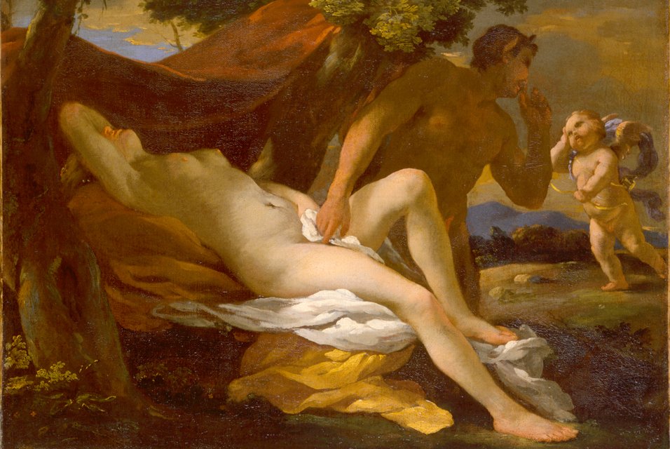木星和安提普，金星和萨特 作者 尼古拉斯·普桑（Nicolas Poussin）