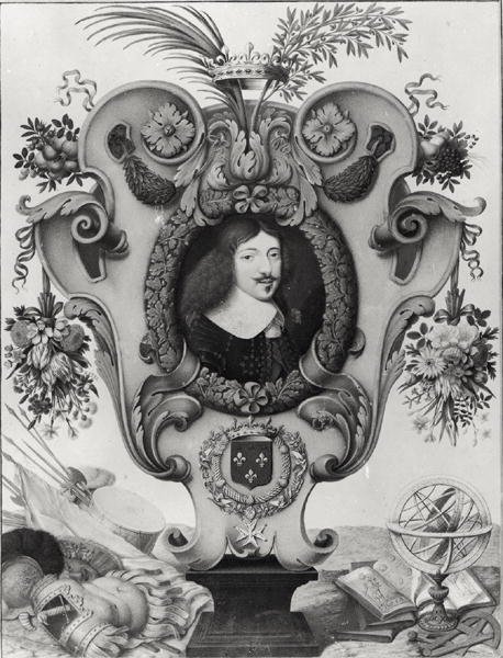 Gaston dOrleans的肖像（1608-60）（在牛皮纸上的wc） 作者 尼古拉斯·罗伯特