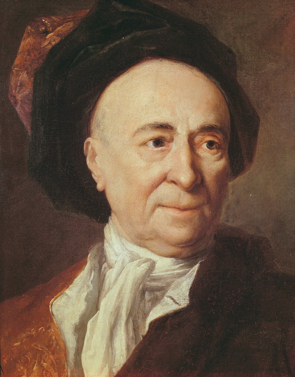 Bernard le Bovier de Fontenelle油画布细节307436 作者 尼古拉斯·德·拉吉利埃