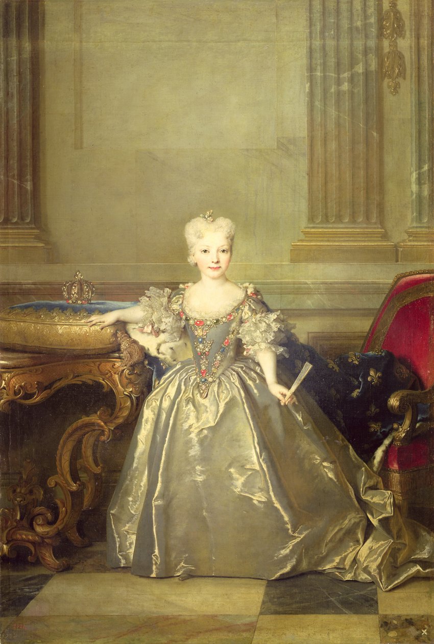 Infanta Maria Ana VictoriadeBorbón，1724 作者 尼古拉斯·德·拉吉利埃