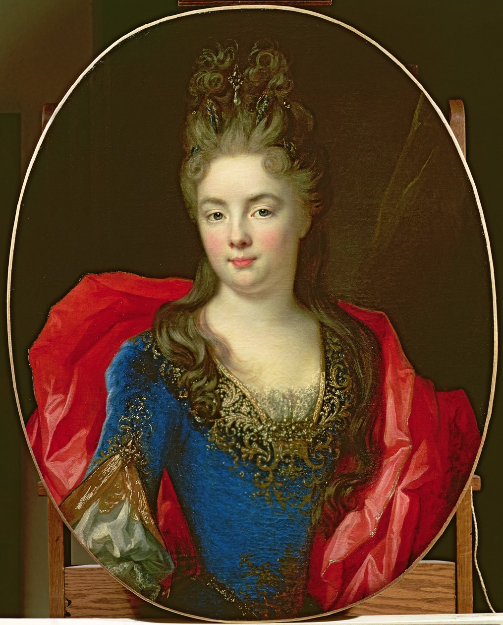 1696年，Rohan公主Levis-Ventadour的Anne-Genevieve的肖像 作者 尼古拉斯·德·拉吉利埃