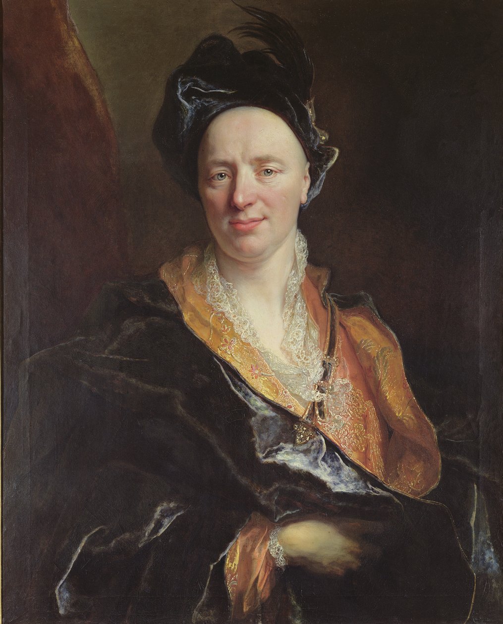 Jean Baptiste Rousseau（1671-1741）1710的肖像 作者 尼古拉斯·德·拉吉利埃