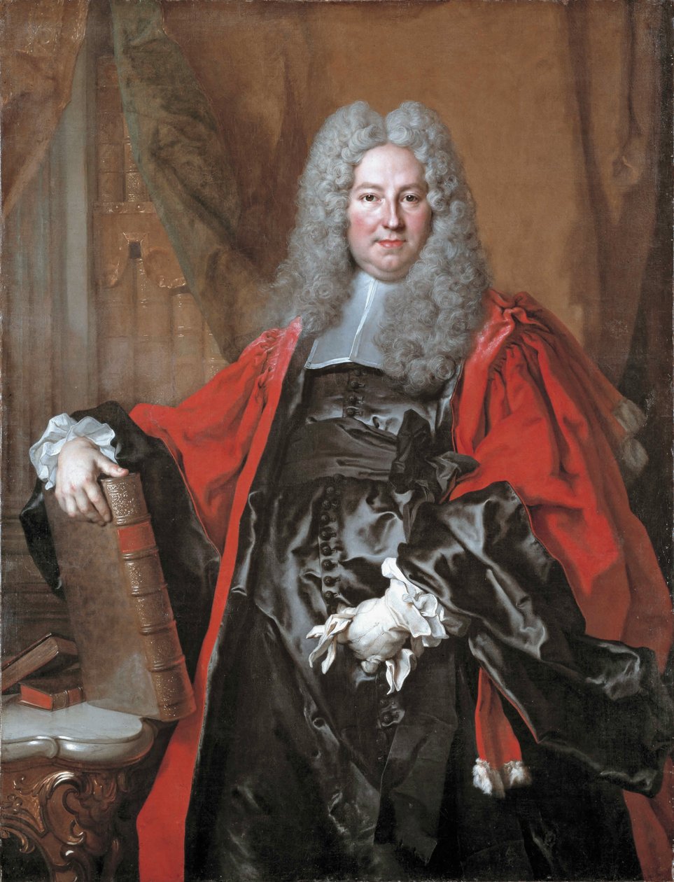 Barthélemy-Jean-ClaudePupilPortuguês的肖像 作者 尼古拉斯·德·拉吉利埃