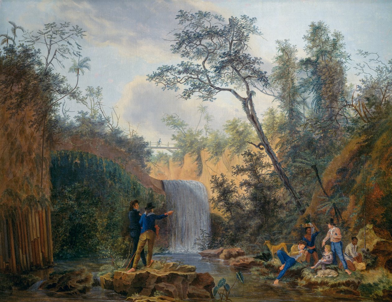 法国植物学探险队前往美洲，布面油画，尼古拉斯·迪迪埃·博盖（Nicolas-Didier Boguet，1755-1839 年） 作者 尼古拉斯·迪迪埃·波格