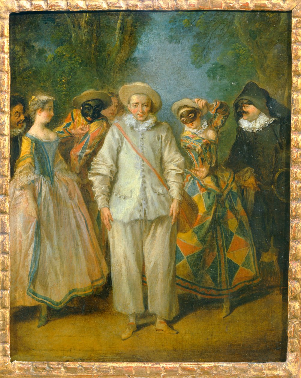 Les acteurs de la Comedie italienne - 意大利喜剧演员... 作者 Nicolas（致）Lancret