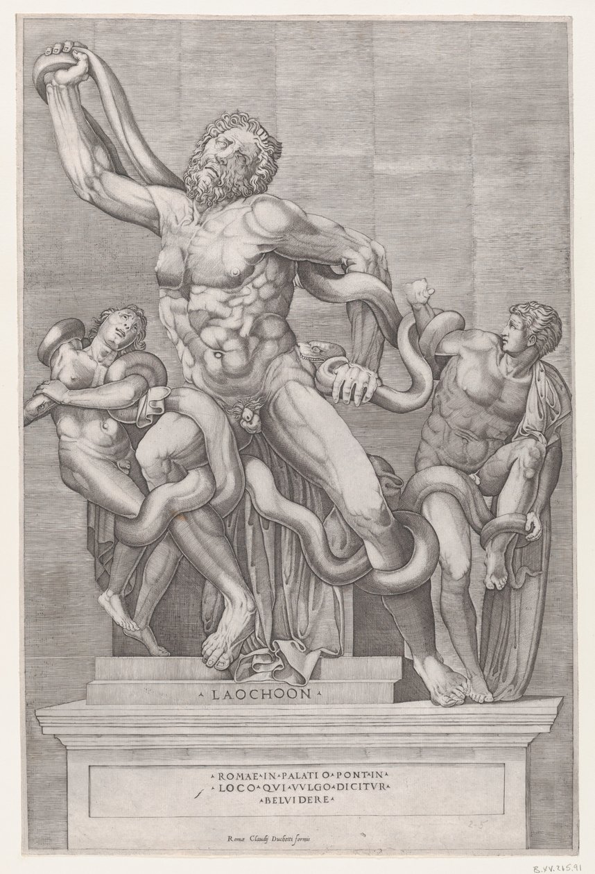 Speculum Romanae Magnificentiae：Laocoon, 16th century., 16th century. 作者 尼古拉斯·贝阿特丽泽
