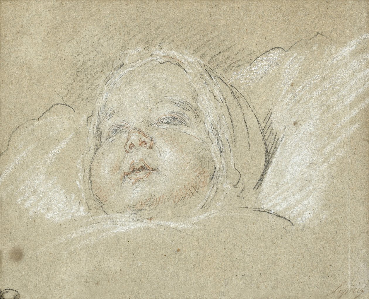 路易·菲利普（Louis-Philippe）1773-1850年，沙特尔公爵（孩童），1773年 作者 尼古拉斯·伯纳德·莱皮西