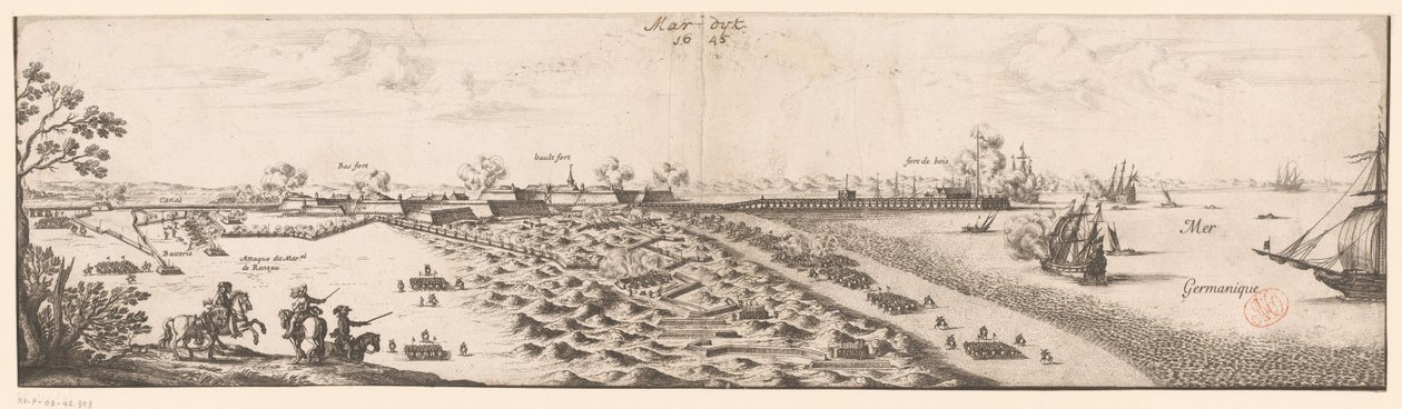 马尔代克地图，1645 年 作者 尼古拉斯·科钦（Nicolas Cochin）