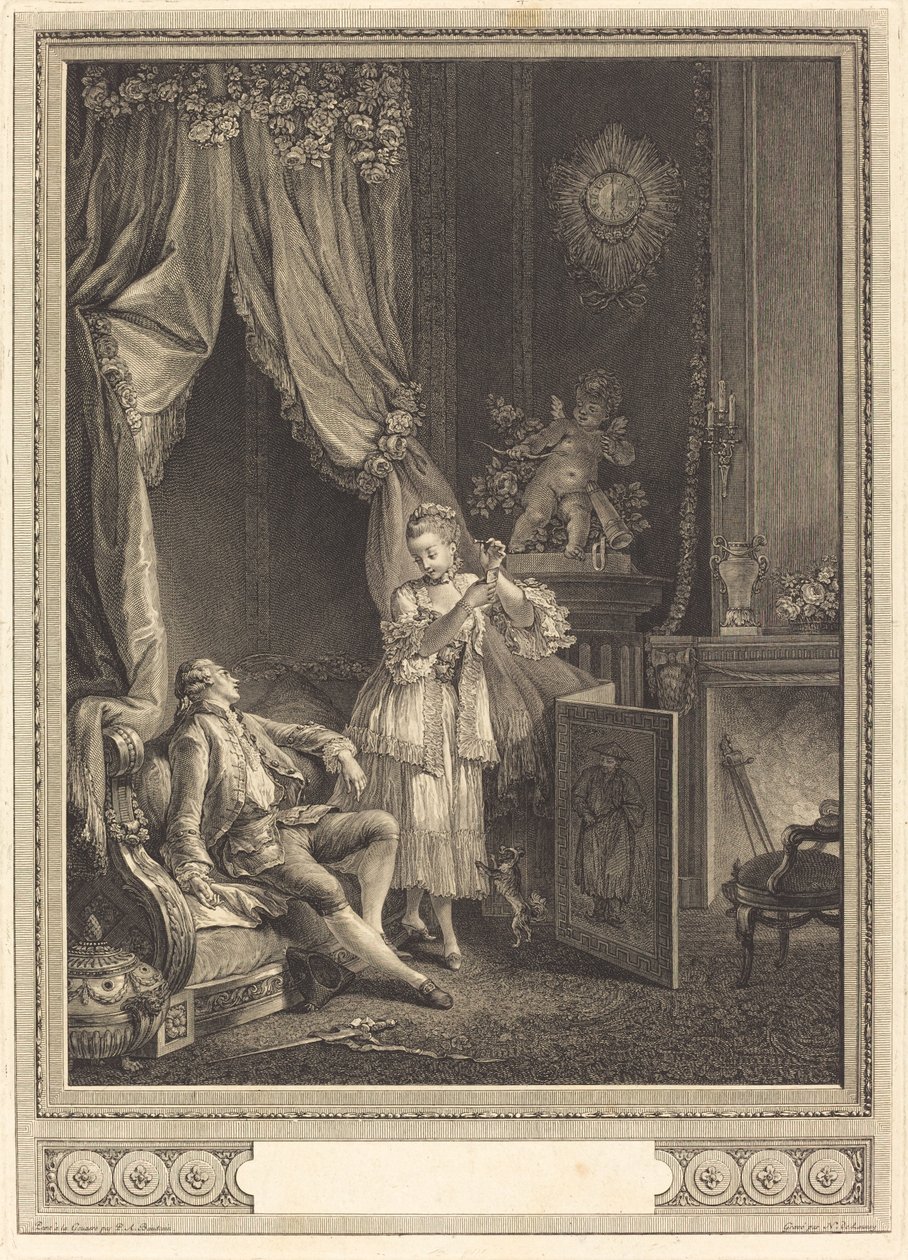 空空如也》（Le Carquois épuisé）。 作者 皮埃尔·安托万·博杜安之后的尼古拉斯·德劳内